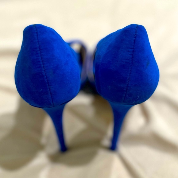 Zara Suede Electric Platform Heels - Picture 3 of 3